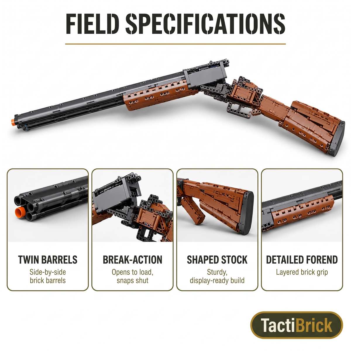 Tacti Brick -  Double-Barrel